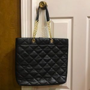 Talbots leather tote